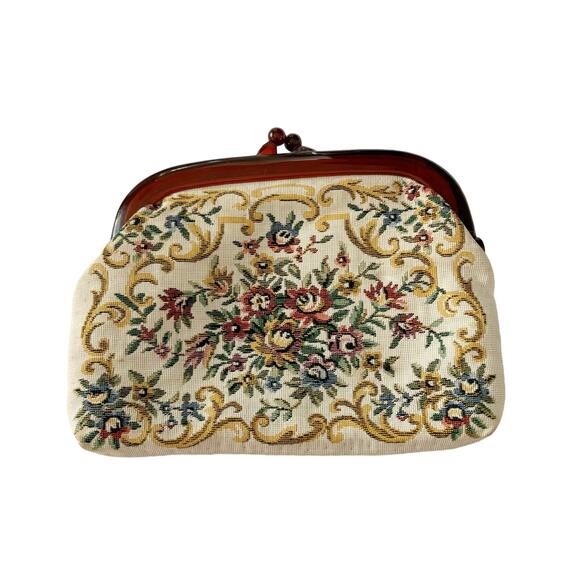 Vintage Victorian Style Clutch - Picture 3 of 9